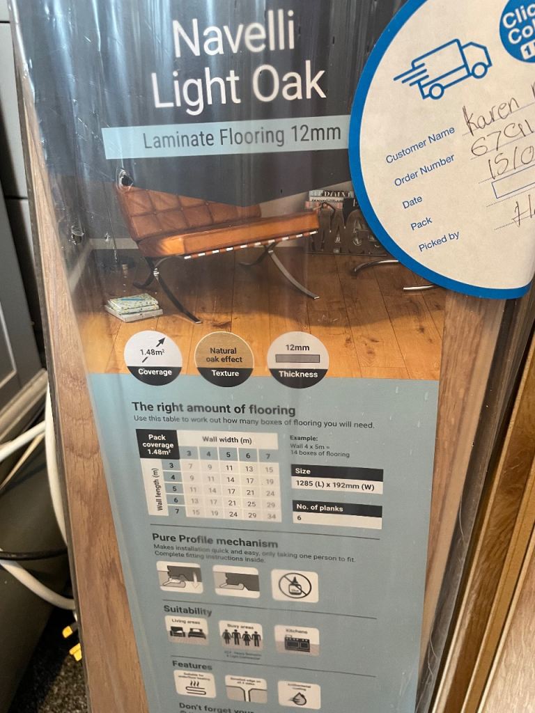 Laminate flooring 