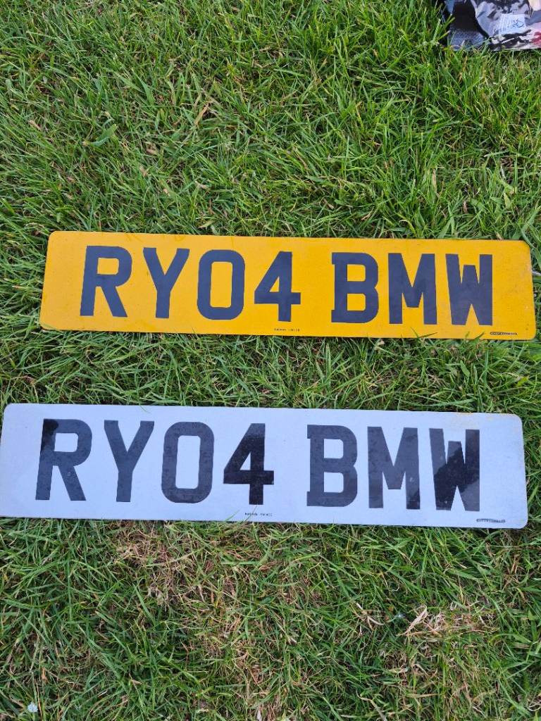 Bmw private registration