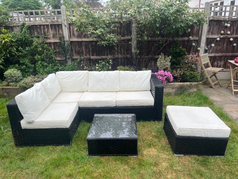 Corner Sofa Rattan Garden Set