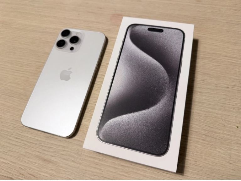 image for Almost new iPhone 15 pro max with box 