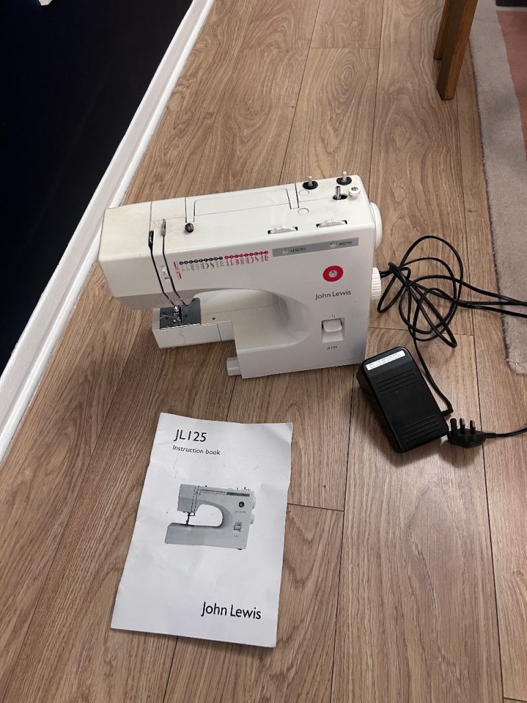 John Lewis JL125 electric sewing machine 