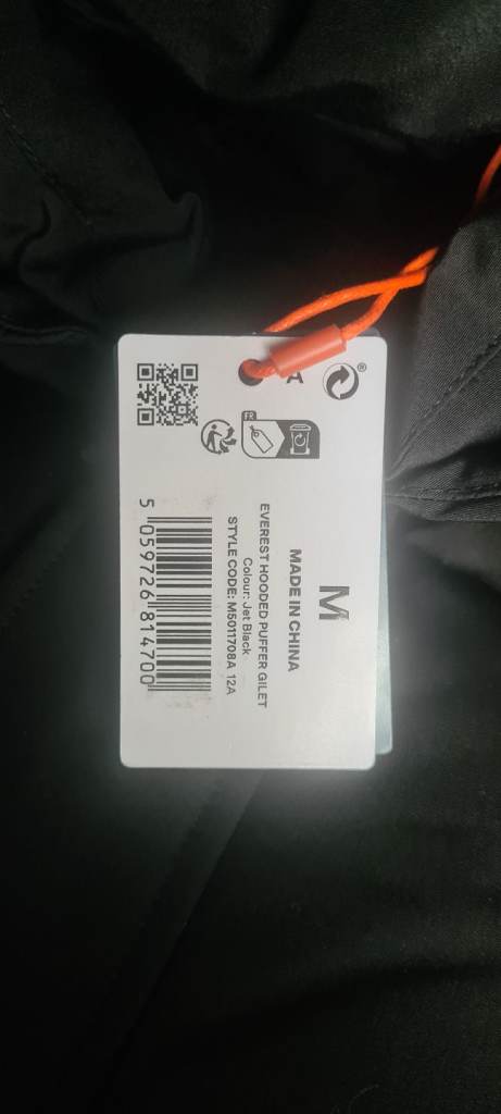 Men's Superdry Everest Hooded Puffer Gilet/Bodywarmer - size Medium *BNWT*