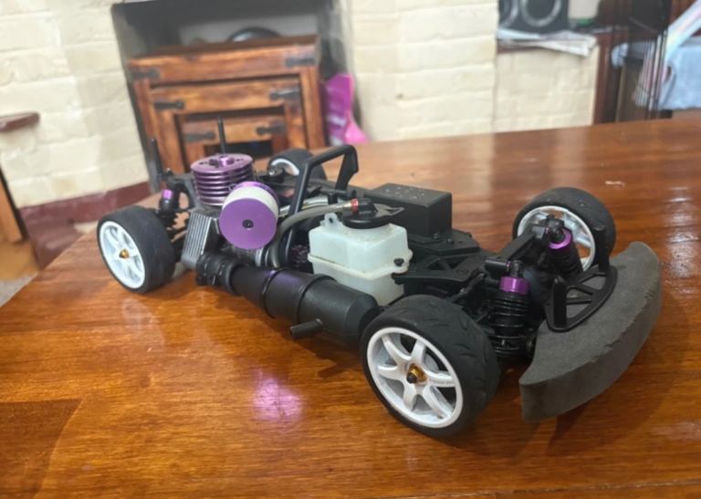 Hpi rs4 3 nitro rc upgraded 