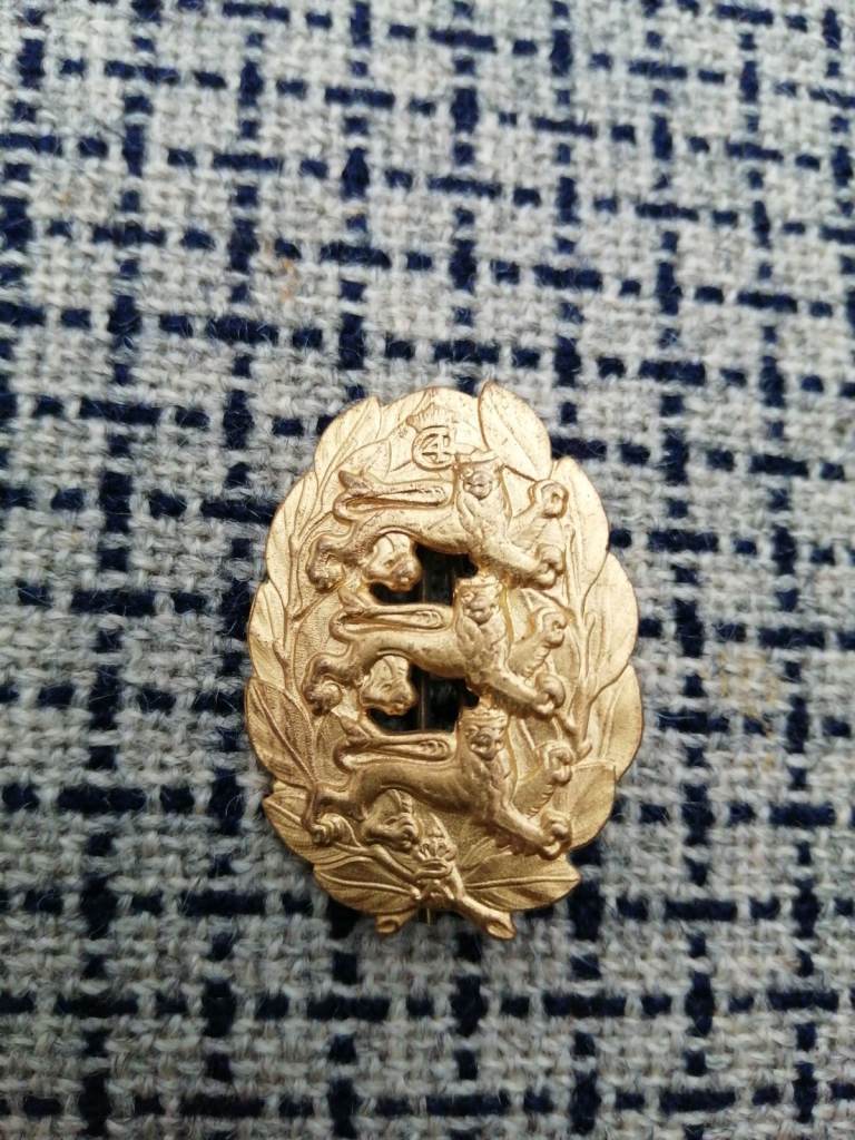 Danish Army Cap Badge 