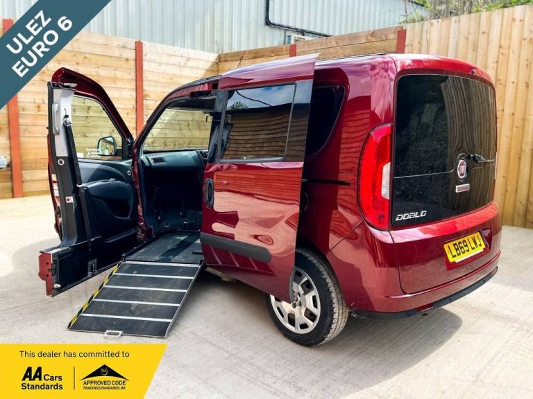 2019 Fiat Doblo 4 Seat Side Entry Wheelchair Accessible Disabled Access Vehicle WAV MPV Petrol Ma...