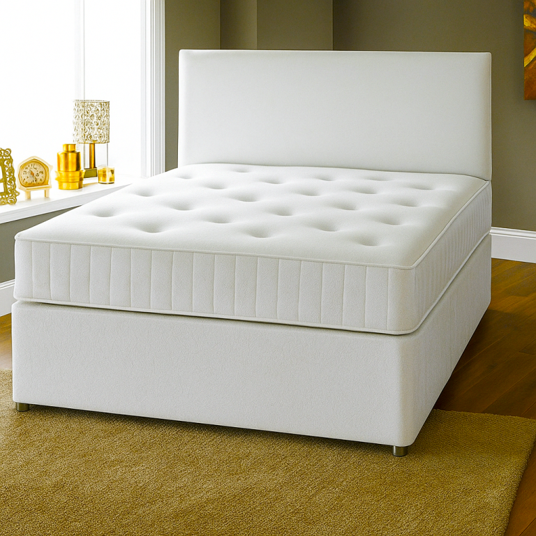 image for Premium Divan Beds with Storage & Mattress, Available in Single, Double, King Sizes