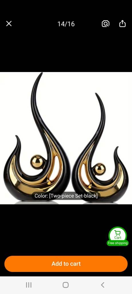 Ceramic living room ornaments 