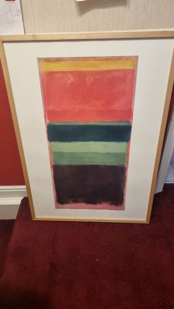 Large framed Art Print – Good Condition