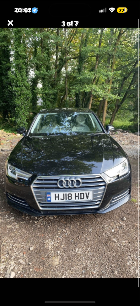 Audi, A4, Saloon, 2018, Manual, 1968 (cc), 4 doors