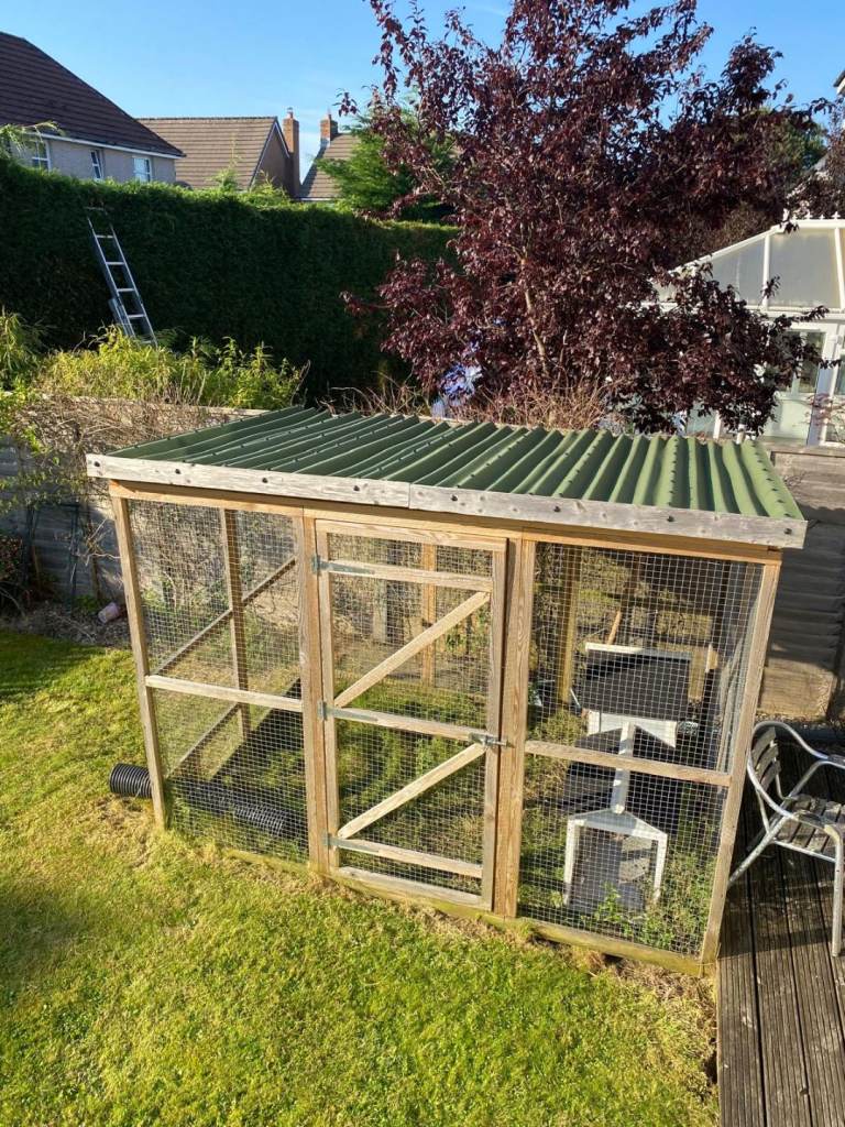 Walk In Full Height Pet Enclosure with roof