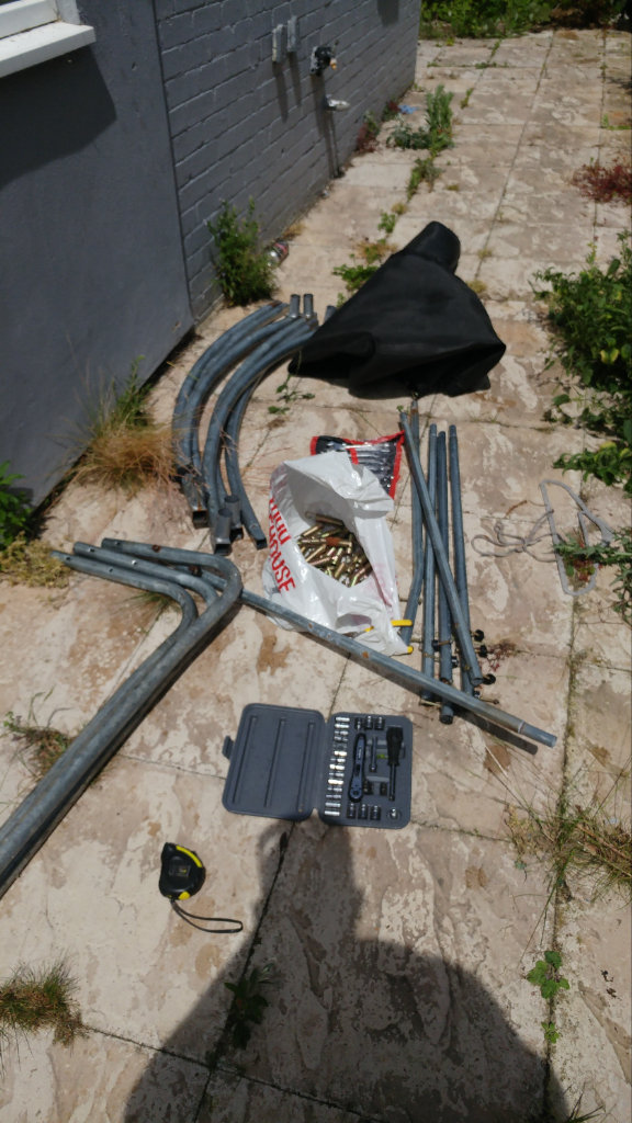 8ft trampoline kids adult children play fun