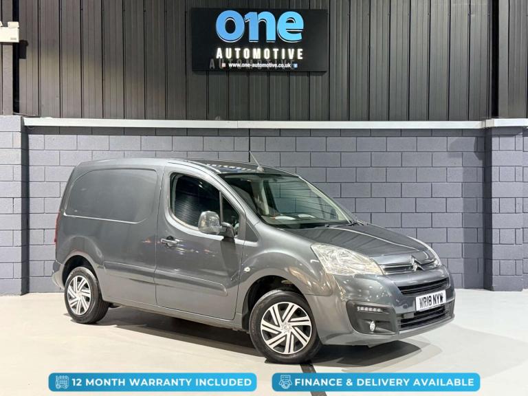 2018 Citroen Berlingo 1.6 BlueHDi 850Kg Enterprise 100ps PANEL VAN DIESEL Manual