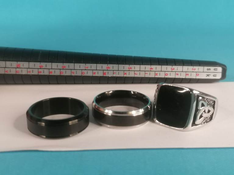 Brand new 3-Man's Rings High Quality Stainless Steel.