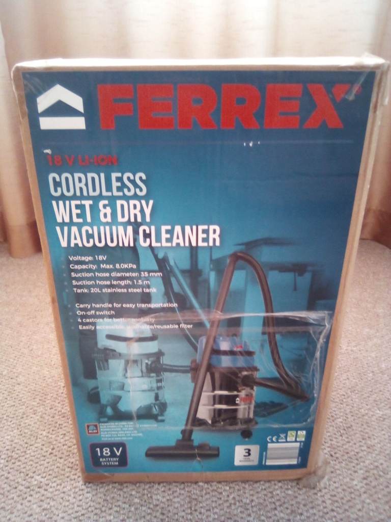 Wet & dry cordless vacuum cleaner. Reasonable offers considered.