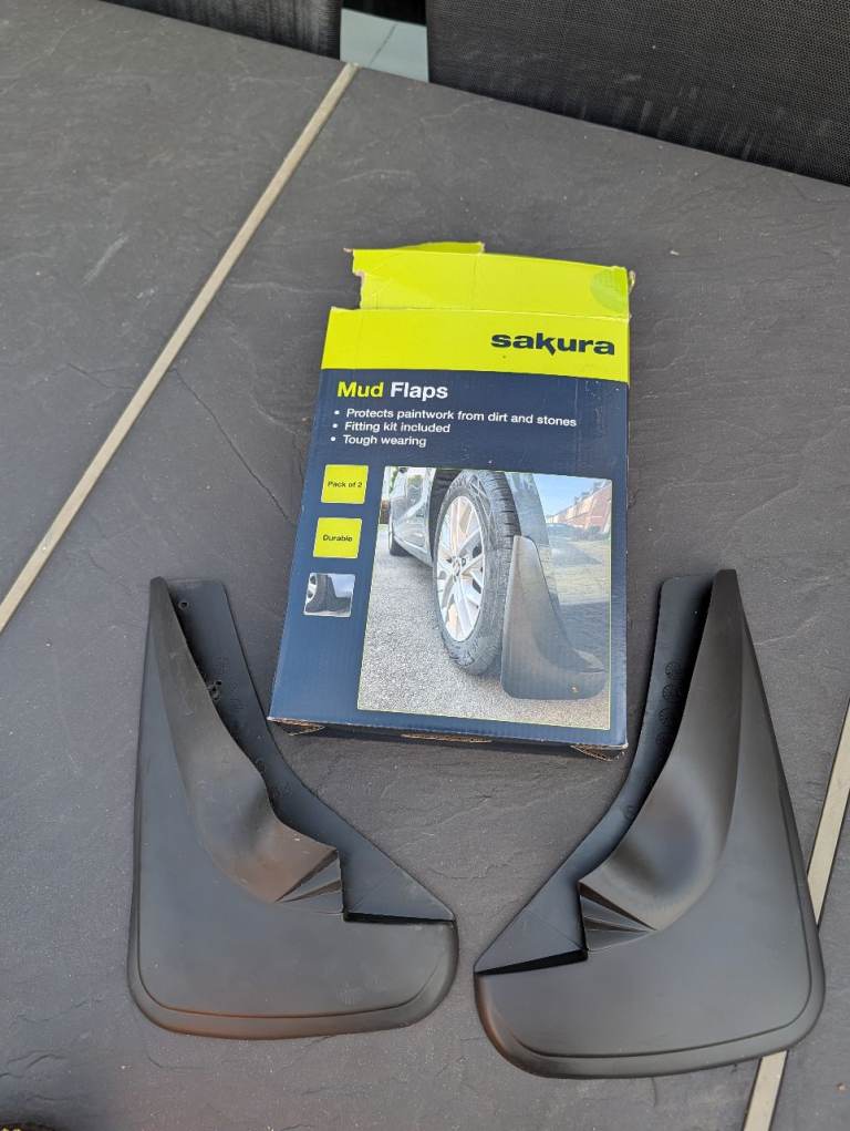 Car mudflaps front & rear