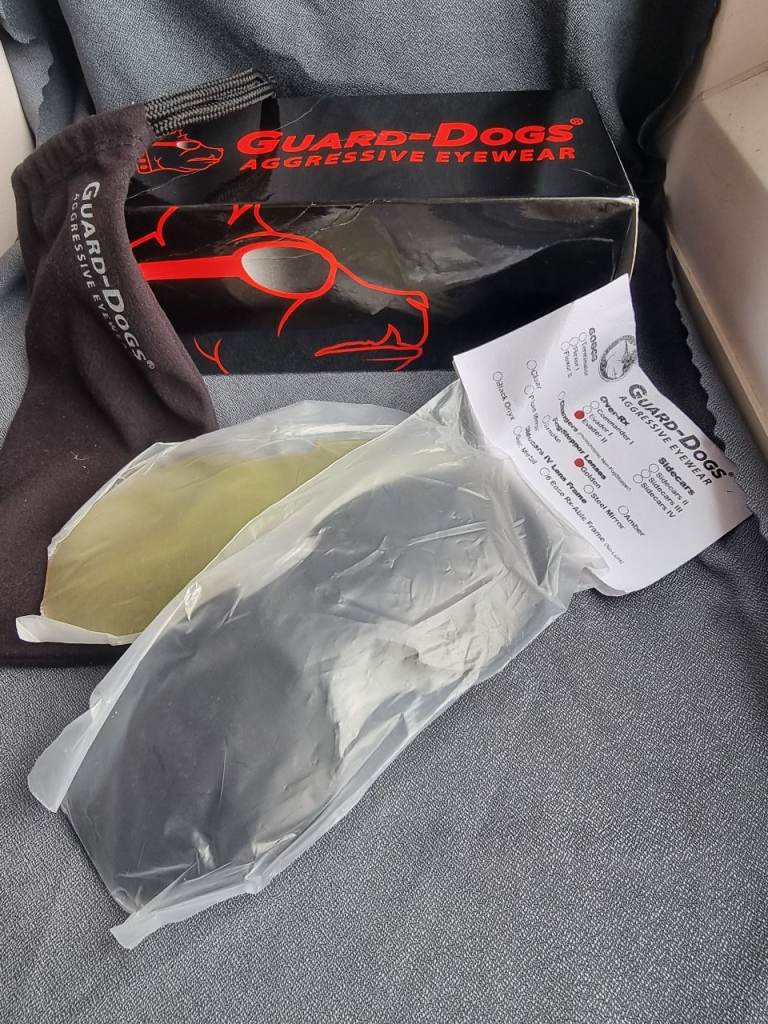 BRAND NEW, SEALED Guard-Dogs Aggressive Eyewear Interchangeable FogStopper Lenses – New
