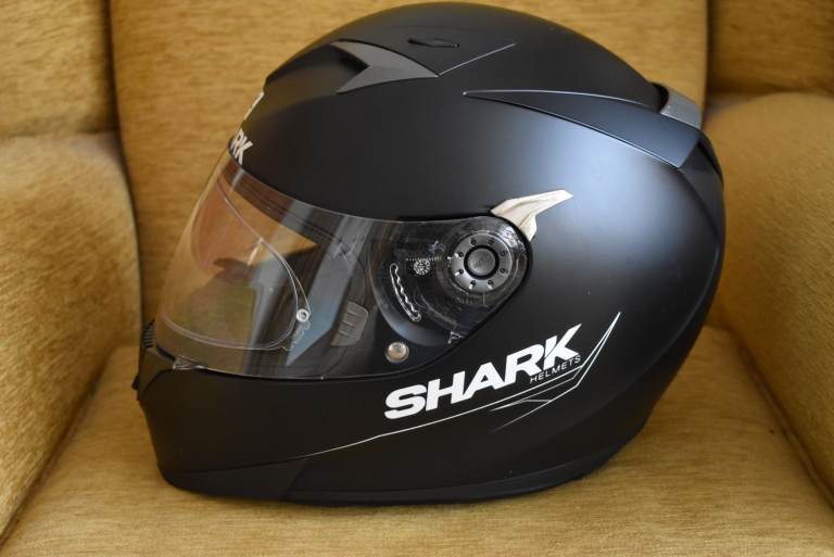 Shark S900 Dual Special Edition Medium Matt Black Motorcycle Helmet