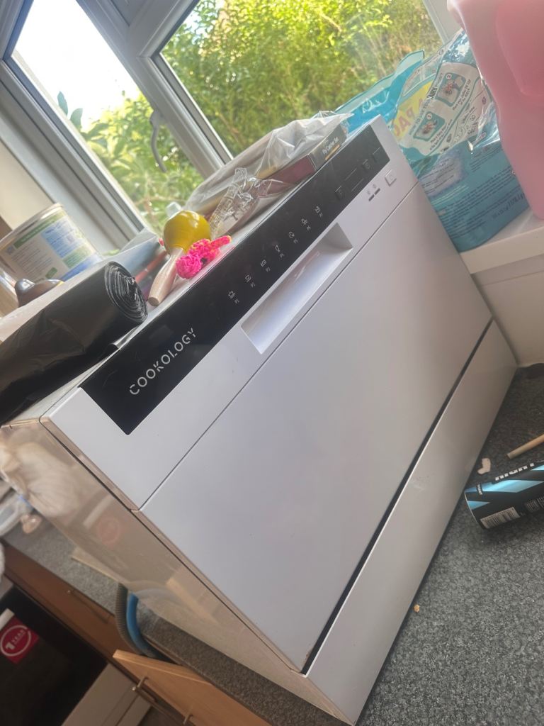 Cookology Tabletop Dishwasher - White, As Good As New