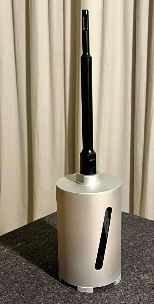 Starrett Diamond Brick and Masonry Dri-Core Drill 102mm + 240 mm SDS Shank Adaptor
