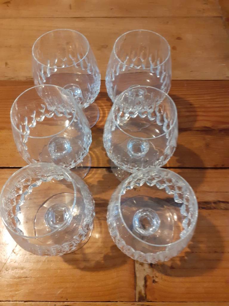 image for Set of 6 Small brandy goblets