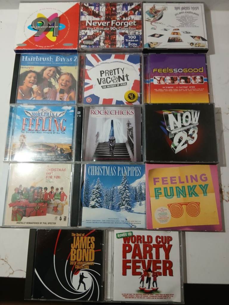 Compilation Hits Cd albums Various - Christmas, Punk, 90's Rock - Pls message if any of interest  