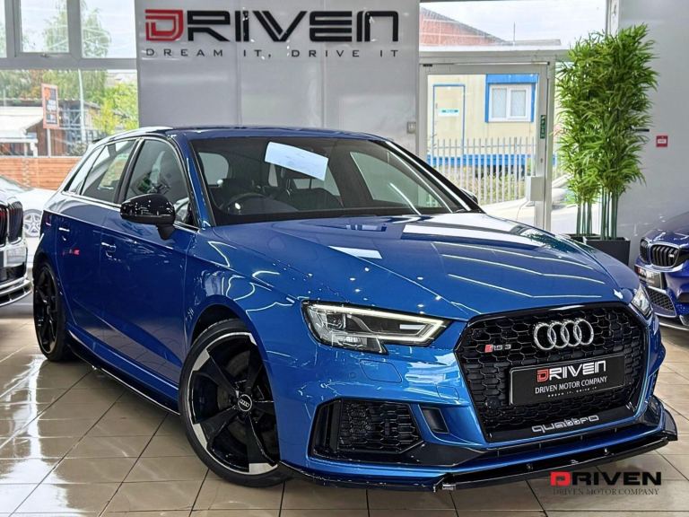 WOW! AUDI RS3 2.5 TFSI RS 3 QUATTRO 5DR S TRONIC + ARA BLUE + FREE DELIVERY