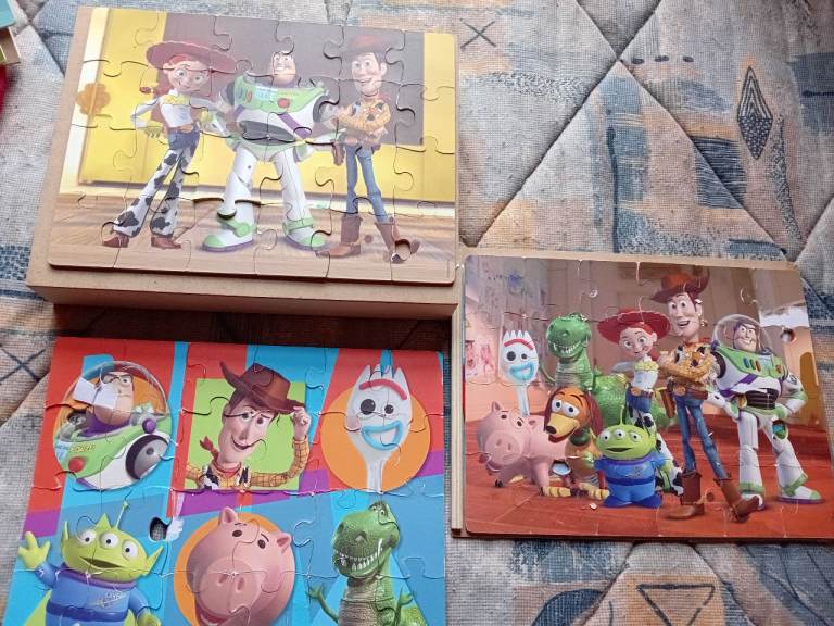 Toy Story Jigsaw Puzzles x 3 - READ DESCRIPTION
