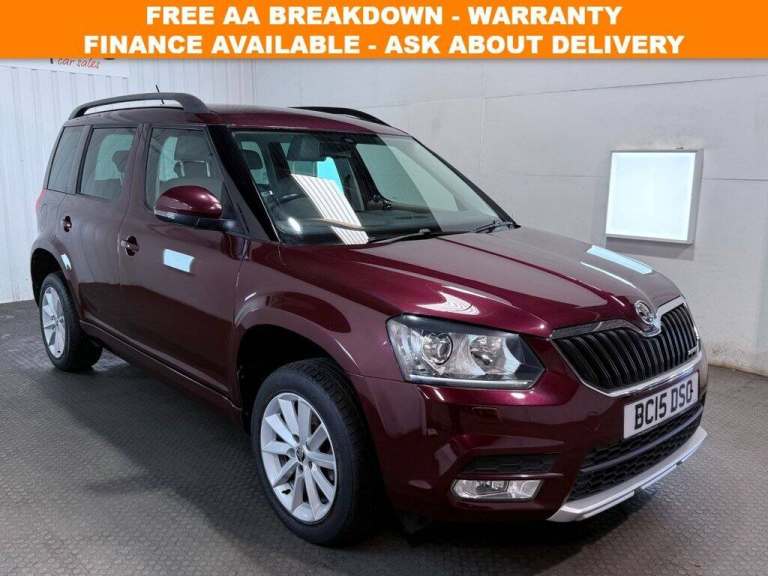 2015 15 SKODA YETI 1.6 TDI GREENLINE II ELEGANCE SUV 5DR DIESEL MANUAL EURO 5 (S