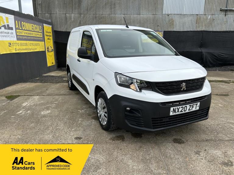 2020 Peugeot Partner 1000 1.5 BlueHDi 100 Professional Van PANEL VAN Diesel Manual