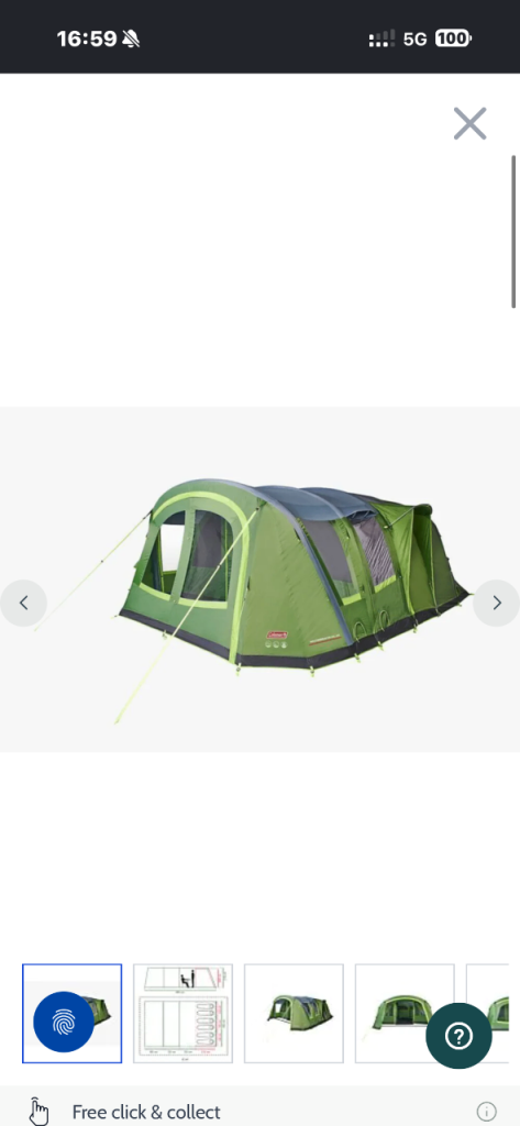 Coleman Weathermaster 6XL Air Tent