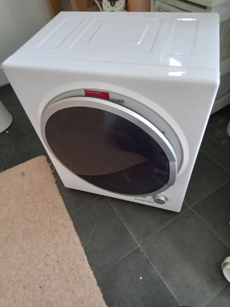 Russell Hobbs Compact Tumble Dryer – White, A1 Condition purple door