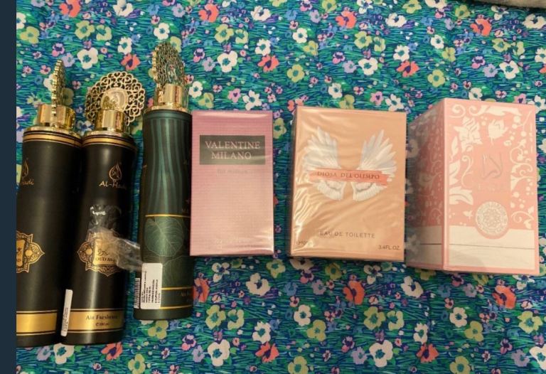 NEW in box gifts Perfume parfum beauty bundle job lot and Dubai air freshener 
