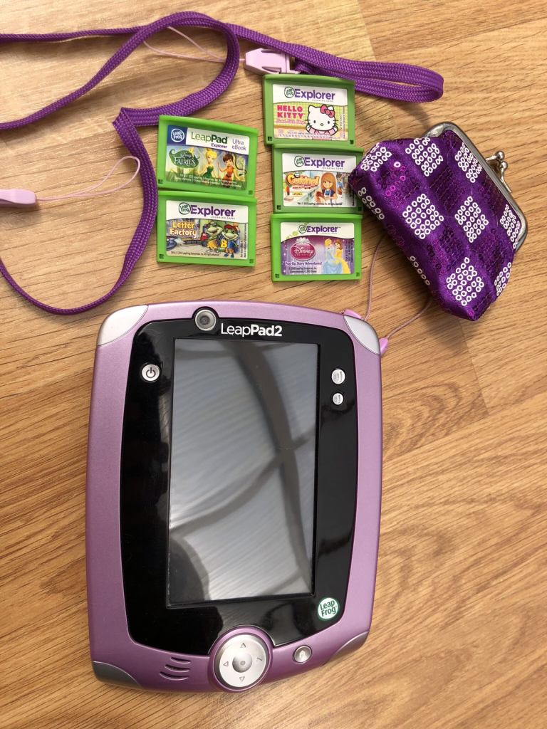 LeapPad2 Limited Edition Pink Console + 5 games and accessories 