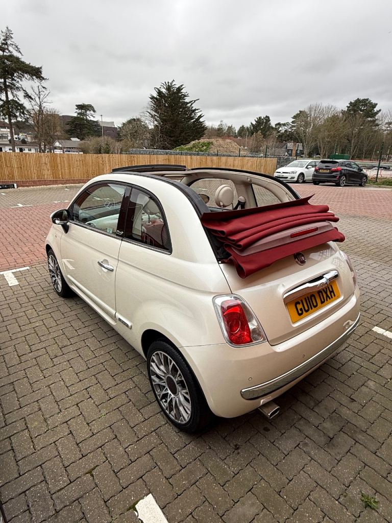 Fiat, 500, Convertible, 2010, Manual, 1242 (cc), 3 doors