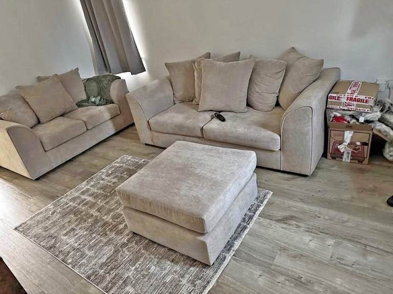 Premium Luxury Dylan Corner Sofa & 3-2 Sofa Set 🔥 25% Discount Free COD **