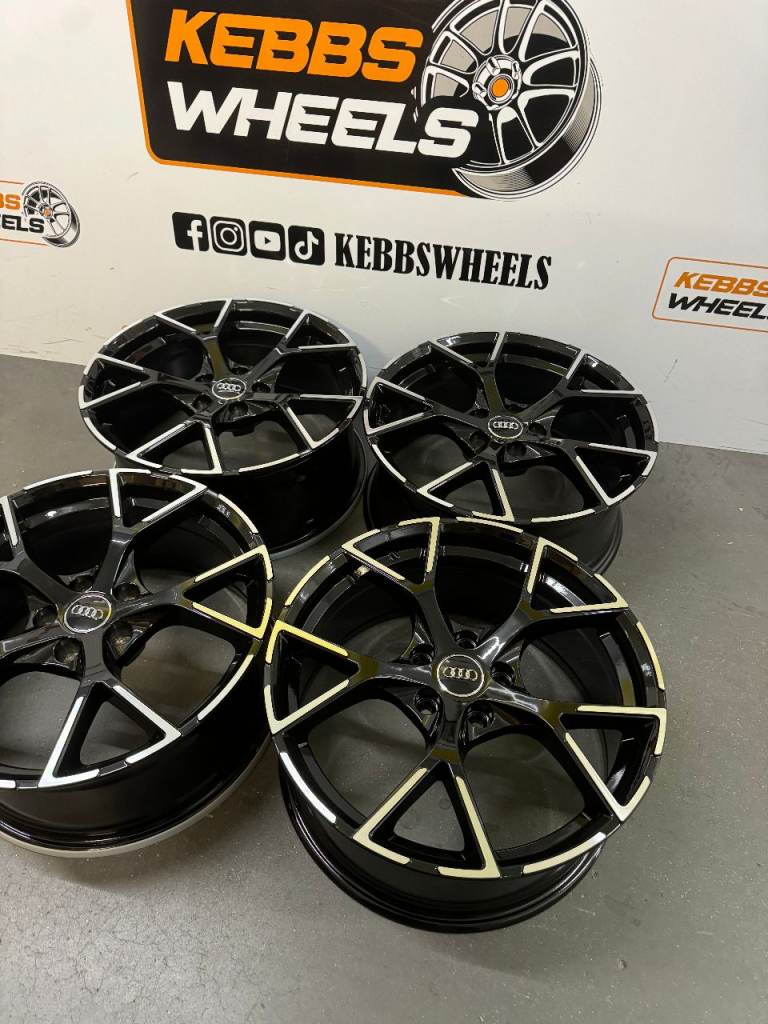 18" AUDI 2023 RS3 STYLE ALLOY WHEELS A3 A4 A6 A7 A8 S3 S4 S6 S7 S8 RS3 RS4 Q2 Q3 Q5 VW