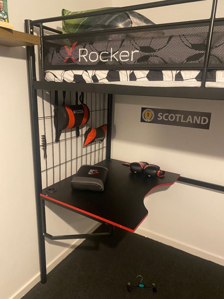 High sleeper single bed 