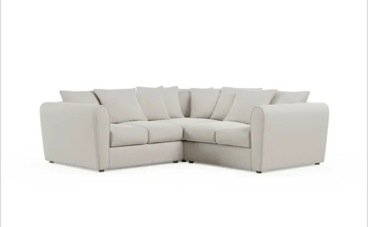 image for Blake corner sofa and footstool by Dunelm 