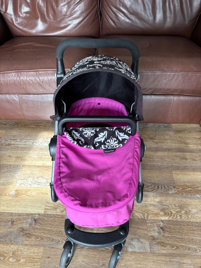 Mamas & Papas Skate Pram Stroller – Pink, Good Condition