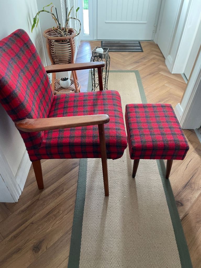 Chair and Footstool 