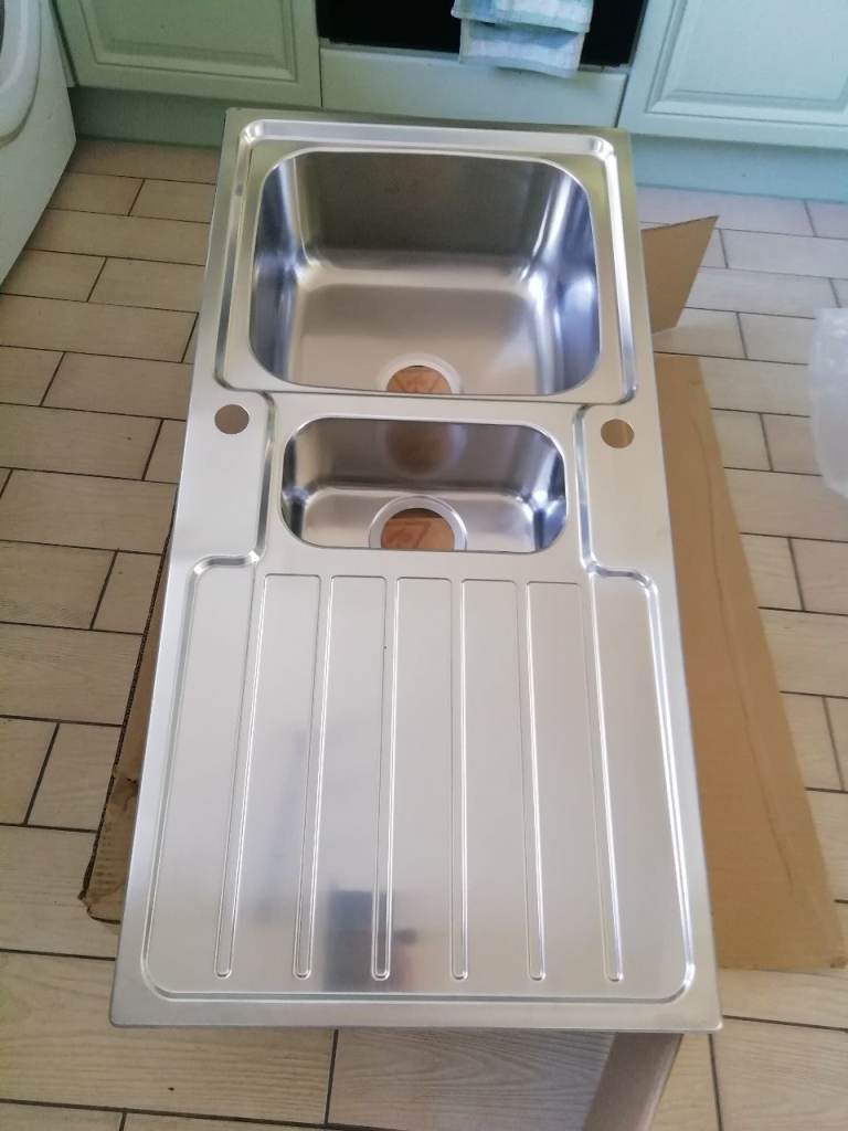 Brand New Boxed Abode Designs Neron 1.5 Bowl Stainless Steel Kitchen Sink