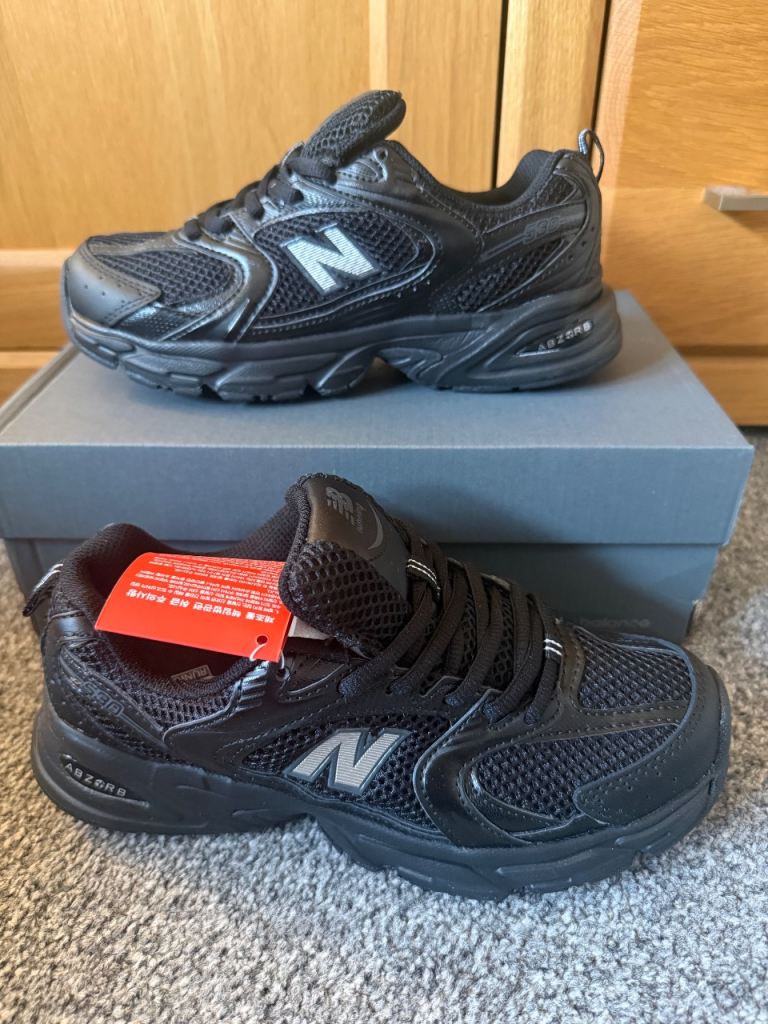 New Balance Black Trainers – Brand New with Tags