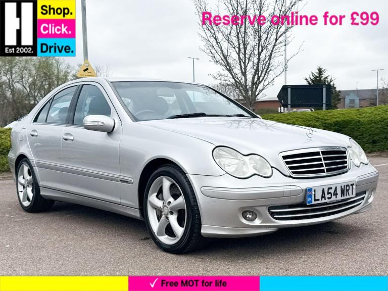 2004 Mercedes-Benz C Class 2.1 C220 CDI Avantgarde SE Saloon 4dr Diesel Automatic (178 g/km, 150 ...
