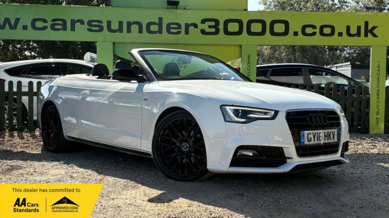 2016 Audi A5 2.0 TDI 190 S Line Special Edition Plus 2dr CONVERTIBLE DIESEL Manual