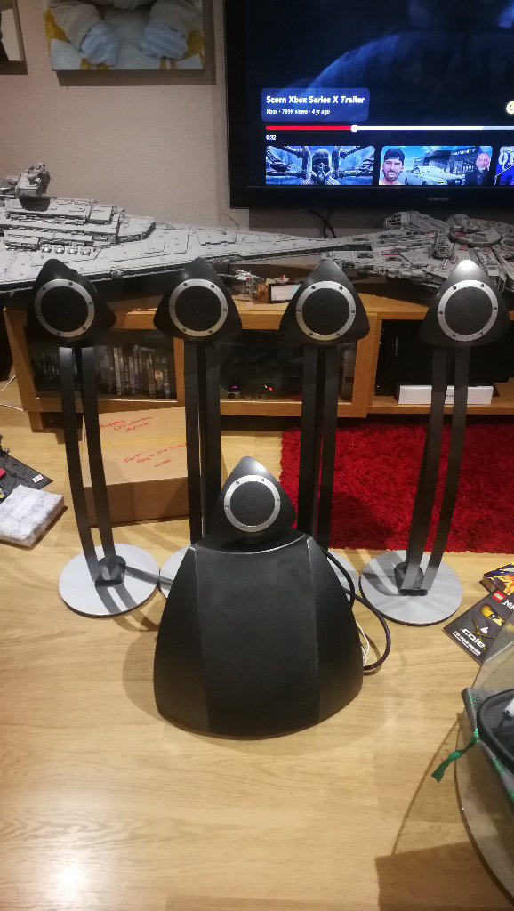 Mission M7S home cinema surround 5.1 speaker system subwoofer PC