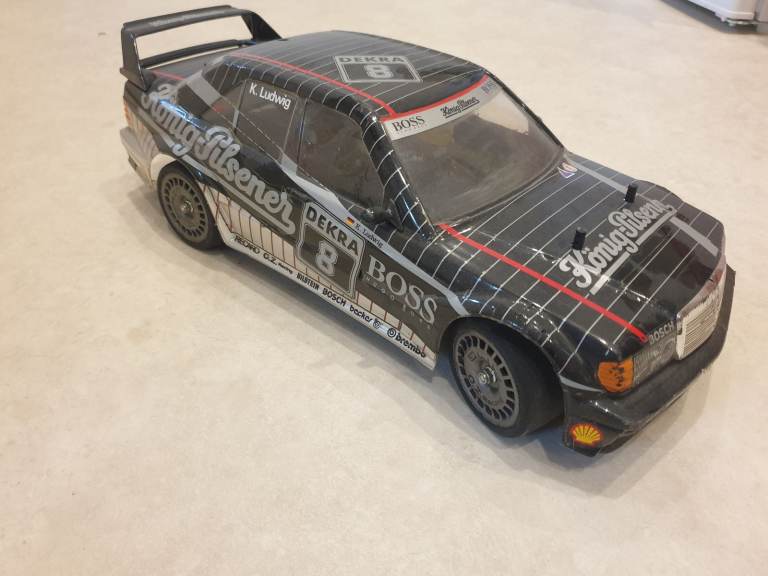 Tamiya TA01 merc rc car 90s