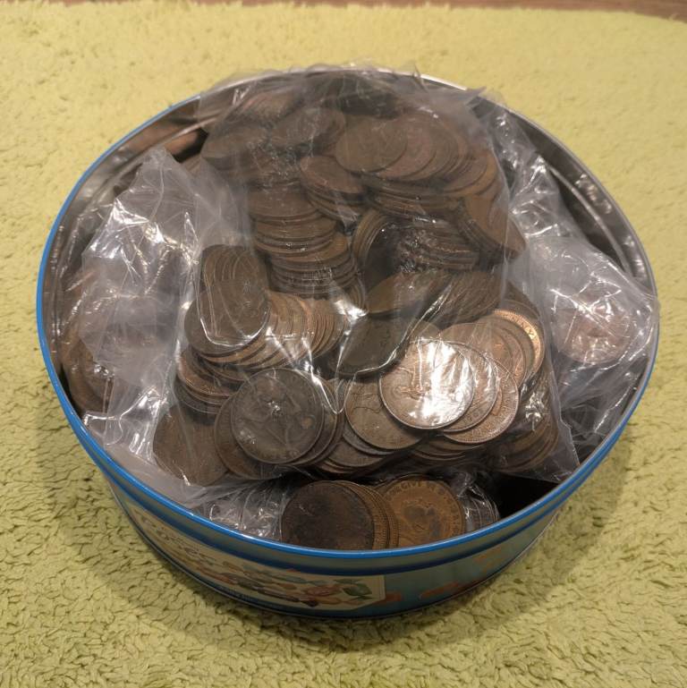 £6 for HALF KILOGRAM ½kg 500g BRONZE PRE-DECIMAL Pennies - UK coins