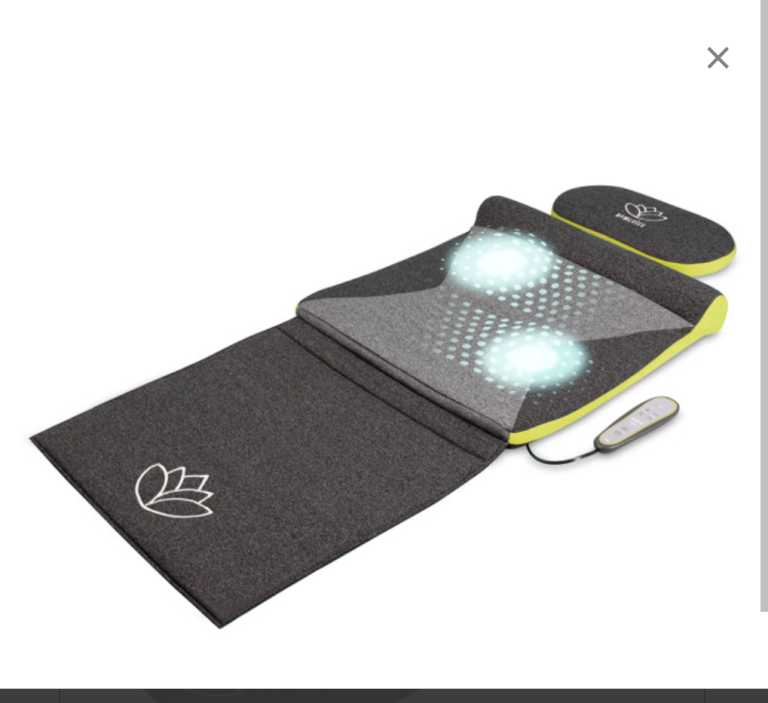 Exercise fitness massage relaxation stretch mat. Homedics.  4 programmes.  Inspired by yoga