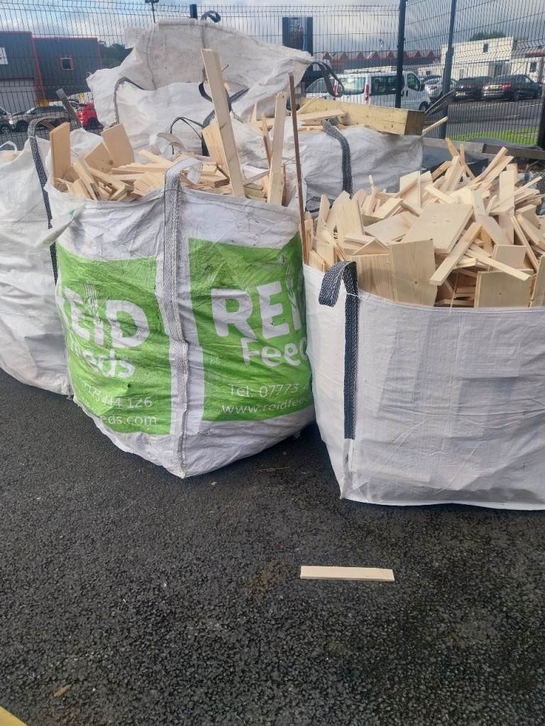 Large Bulk Wood Offcuts / Kindling in Jumbo Bags