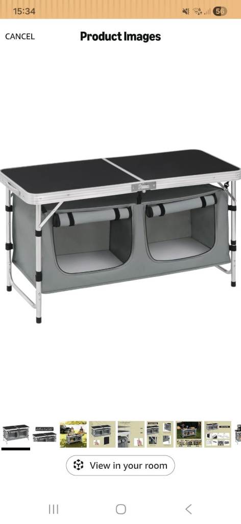 Camping cupboard kitchen 